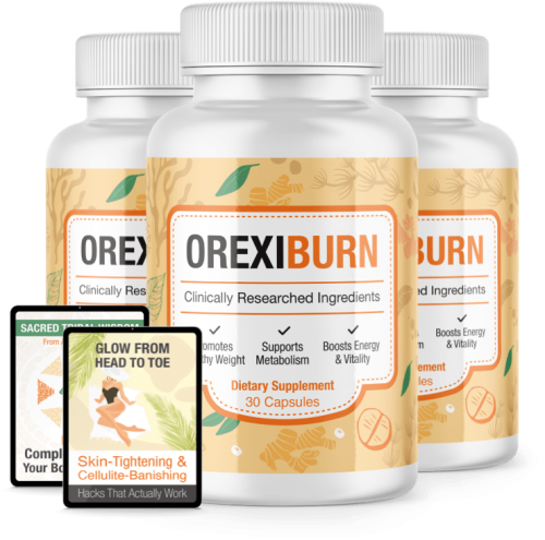 OrexiBurn - 3 Bottles + 2 Ebooks