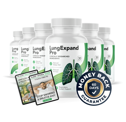LungExpand Pro - 6 Bottles + 2 Ebooks