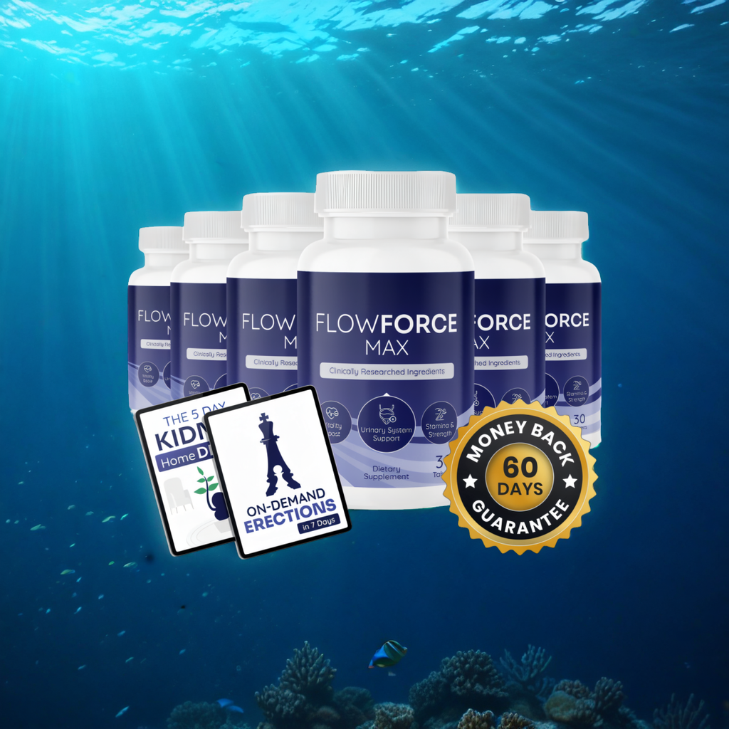 FlowForce Max - 6 Bottles + 2  Ebooks