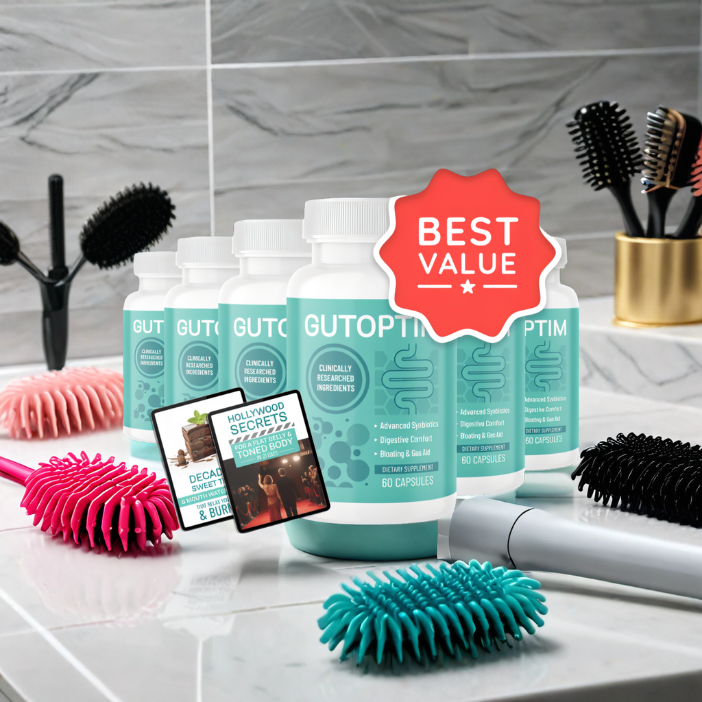 GutOptim - 6 Bottles + 2  Ebooks