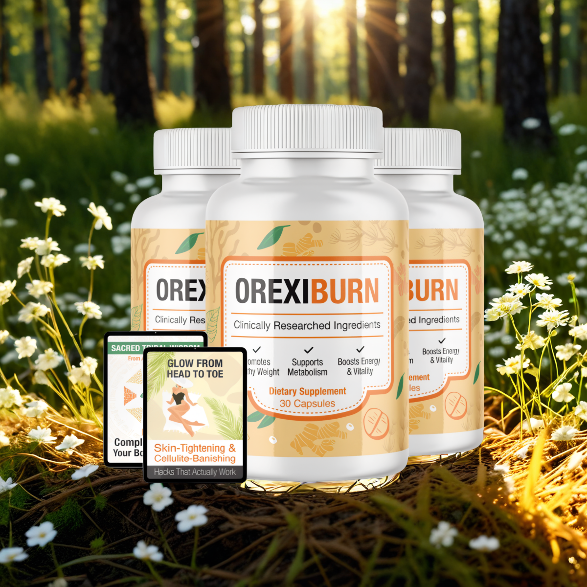 OrexiBurn - 3 Bottles + 2  Ebooks